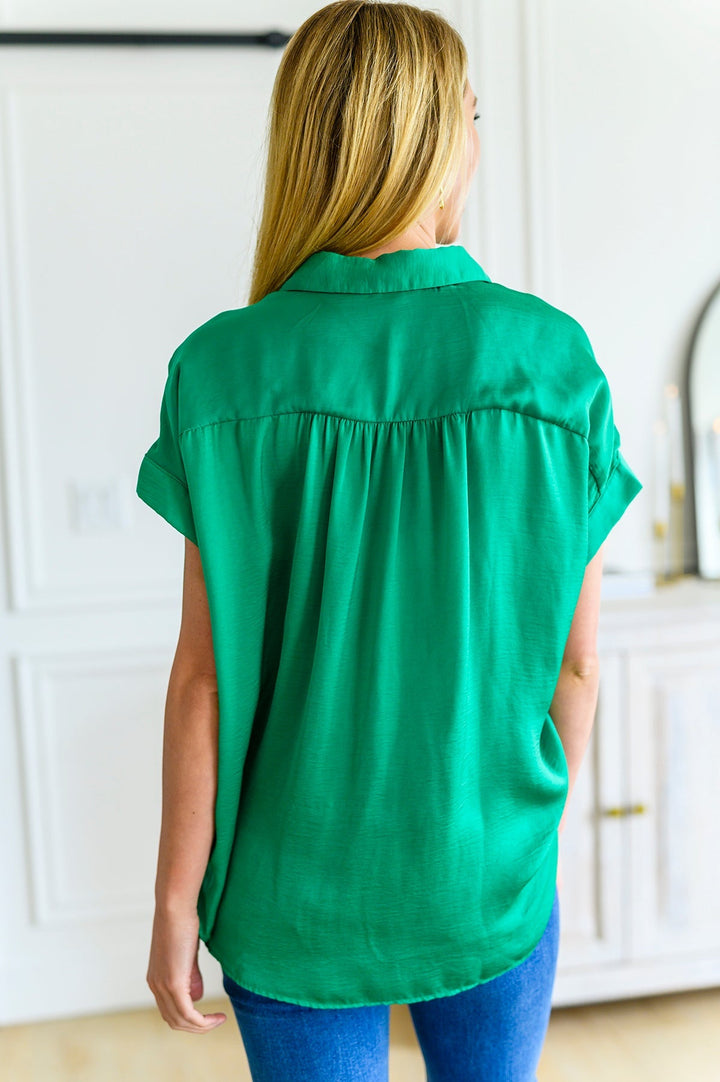 Womens - Working On Me Top In Kelly Green