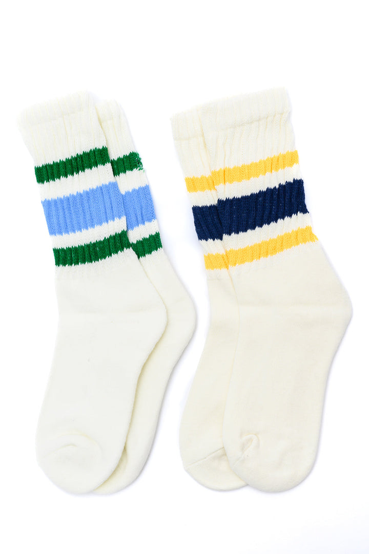Womens - World's Best Dad Socks In Navy And Yellow