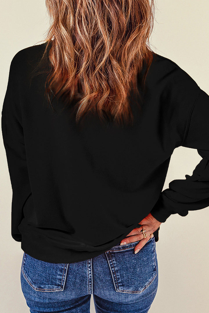 Always Keep Growing Round Neck Long Sleeve Sweatshirt