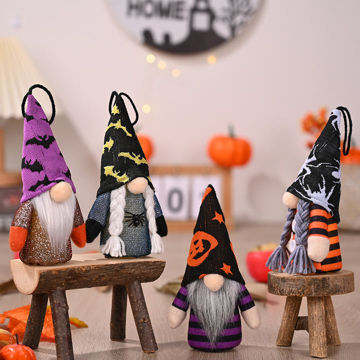 Glowing Halloween Pointed Hat Faceless Doll