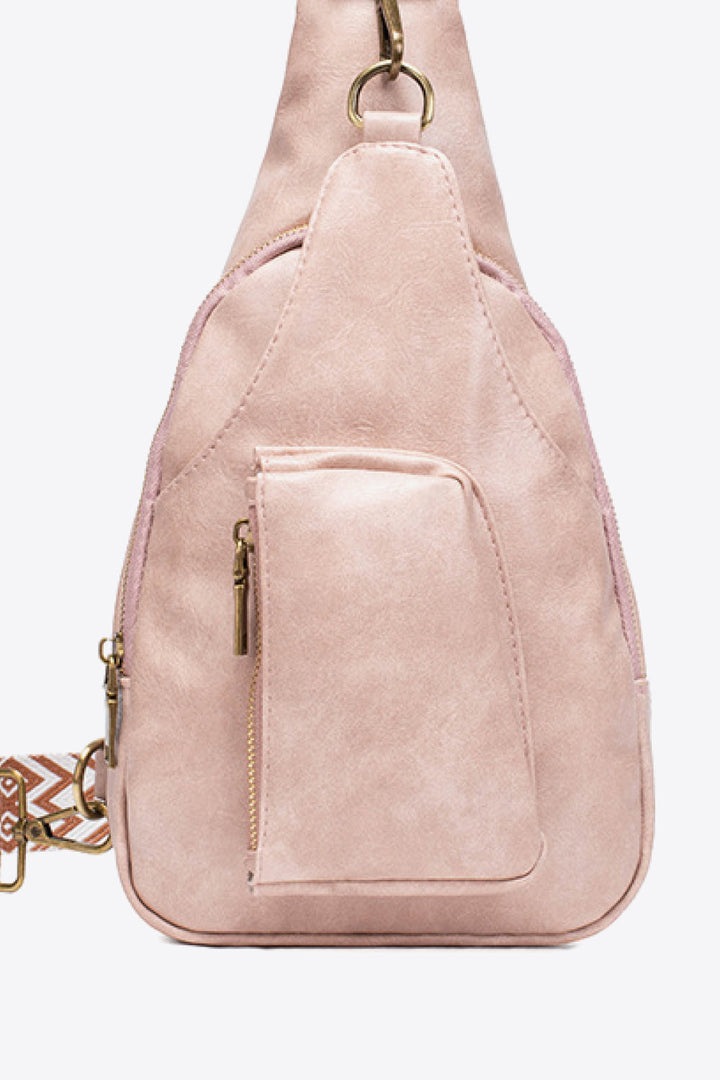 All The Feels PU Leather Sling Bag-Ever Joy