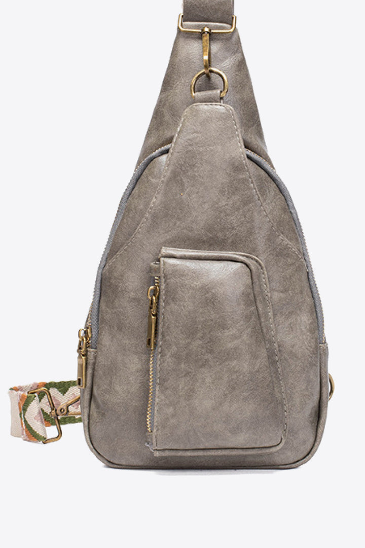 All The Feels PU Leather Sling Bag-Ever Joy