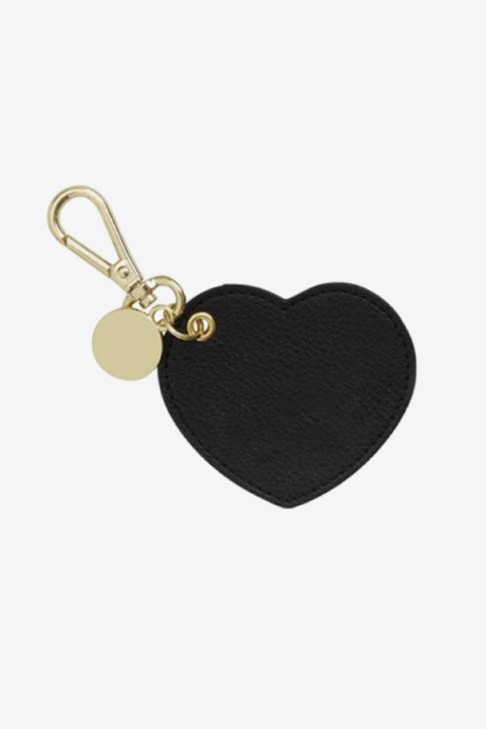 Assorted 4-Pack Heart Shape PU Leather Keychain