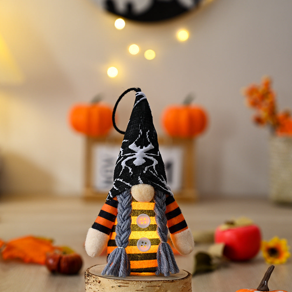 Glowing Halloween Pointed Hat Faceless Doll