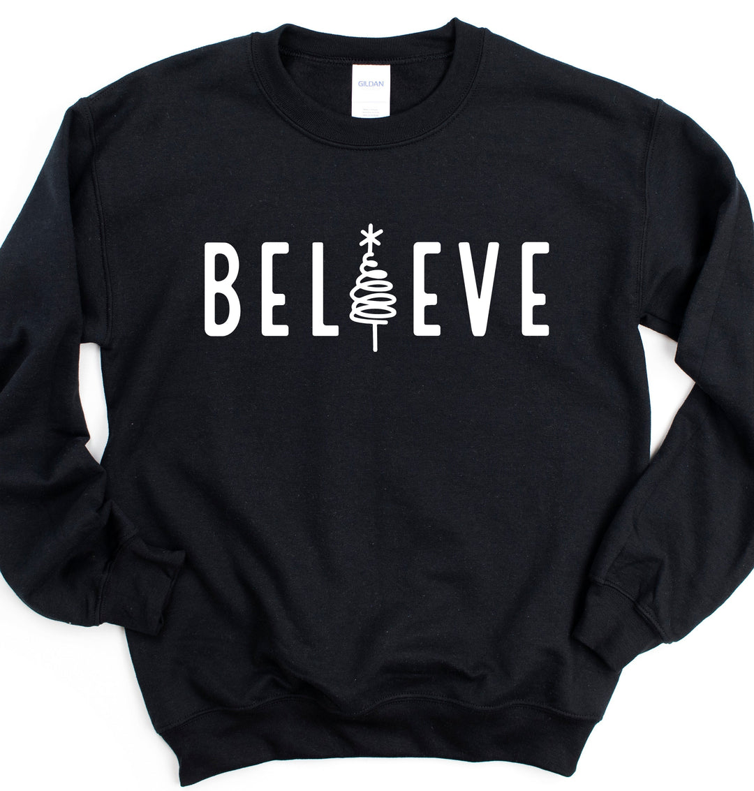 BELIEVE CHRISTMAS SWEATSHIRT