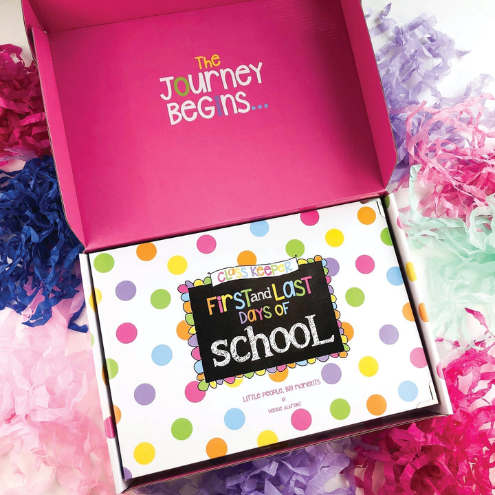 Binder - NEW! Mom Must-Have School Keepsake Kit | Class Keeper® + Photo Prop Deck + School Stickers