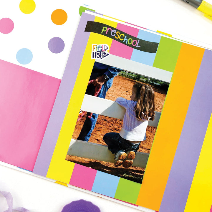 Binder - NEW! Mom Must-Have School Keepsake Kit | Class Keeper® + Photo Prop Deck + School Stickers