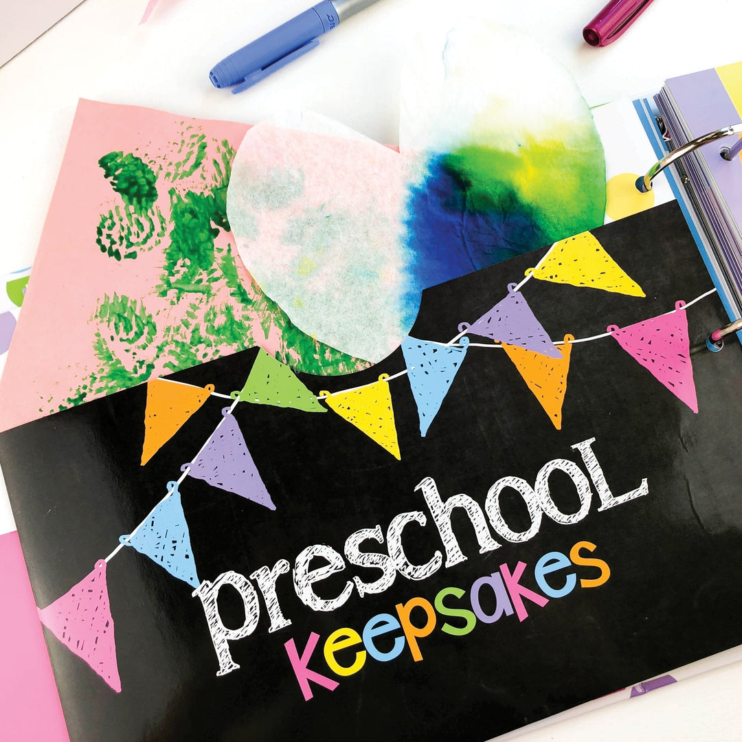 Binder - NEW! Mom Must-Have School Keepsake Kit | Class Keeper® + Photo Prop Deck + School Stickers