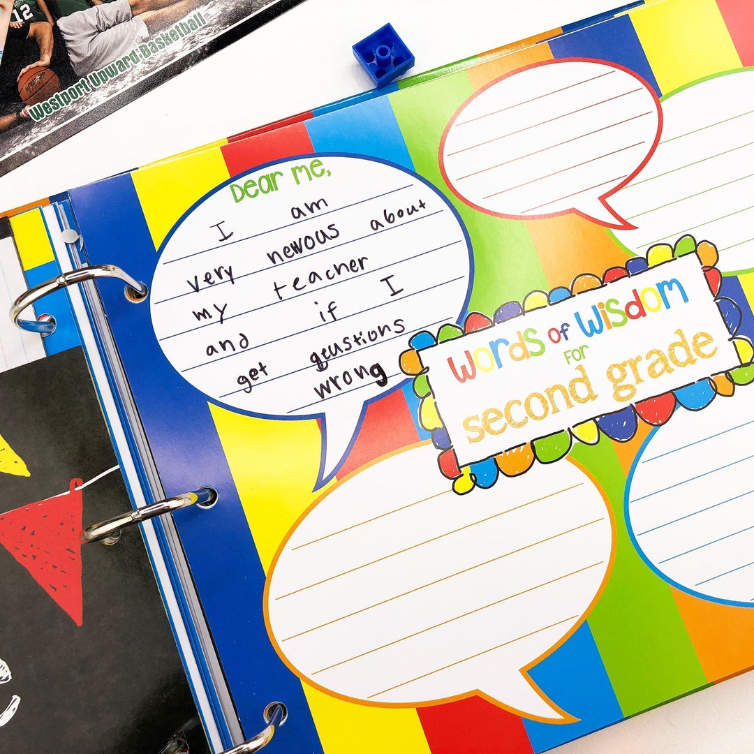 Binder - NEW! Mom Must-Have School Keepsake Kit | Class Keeper® + Photo Prop Deck + School Stickers