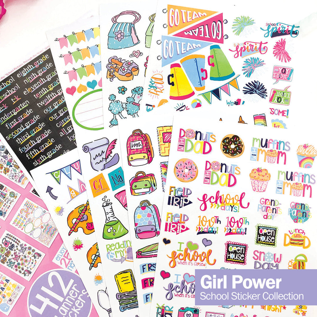 Binder - NEW! Mom Must-Have School Keepsake Kit | Class Keeper® + Photo Prop Deck + School Stickers