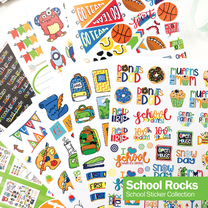 Binder - NEW! Mom Must-Have School Keepsake Kit | Class Keeper® + Photo Prop Deck + School Stickers