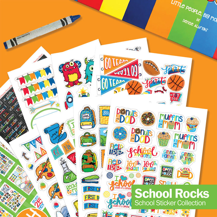 Binder - NEW! Mom Must-Have School Keepsake Kit | Class Keeper® + Photo Prop Deck + School Stickers