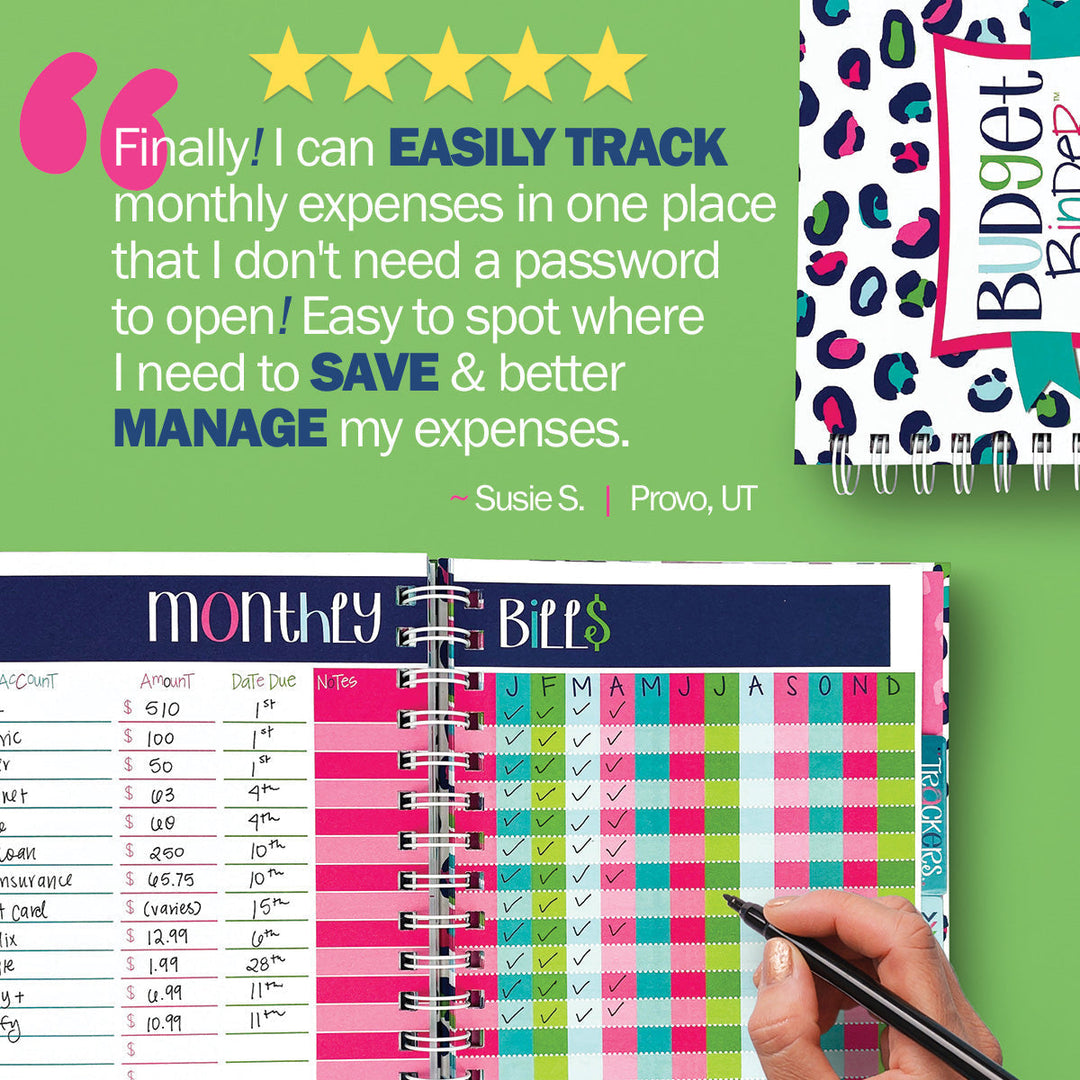 Budgeting - Budget Binder™ Bill Tracker Financial Planner