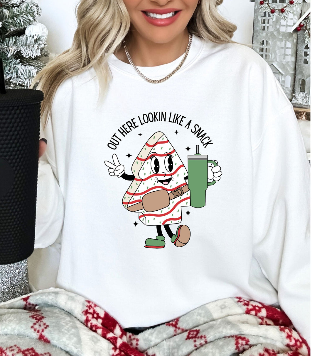 CHRISTMAS CAKE SWEATSHIRT