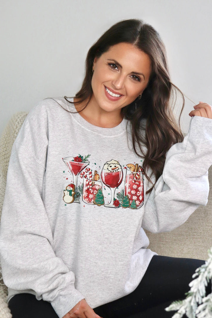 CHRISTMAS COCKTAIL SWEATSHIRT