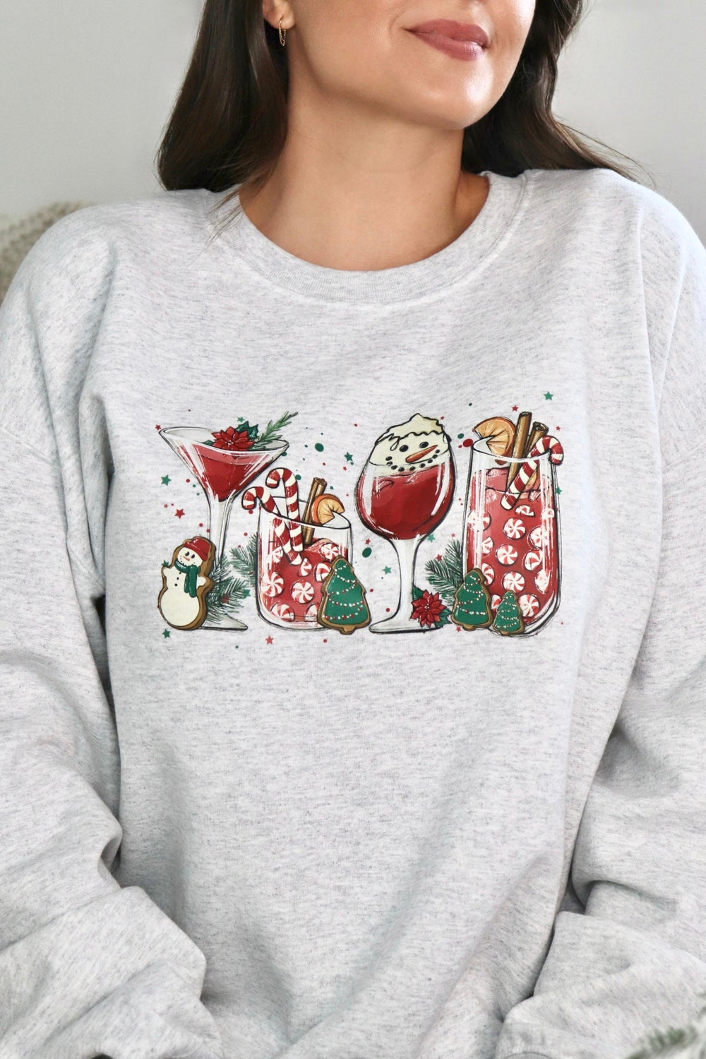 CHRISTMAS COCKTAIL SWEATSHIRT