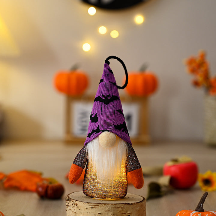 Glowing Halloween Pointed Hat Faceless Doll