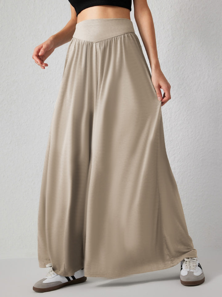 High Waist Wide Leg Pants