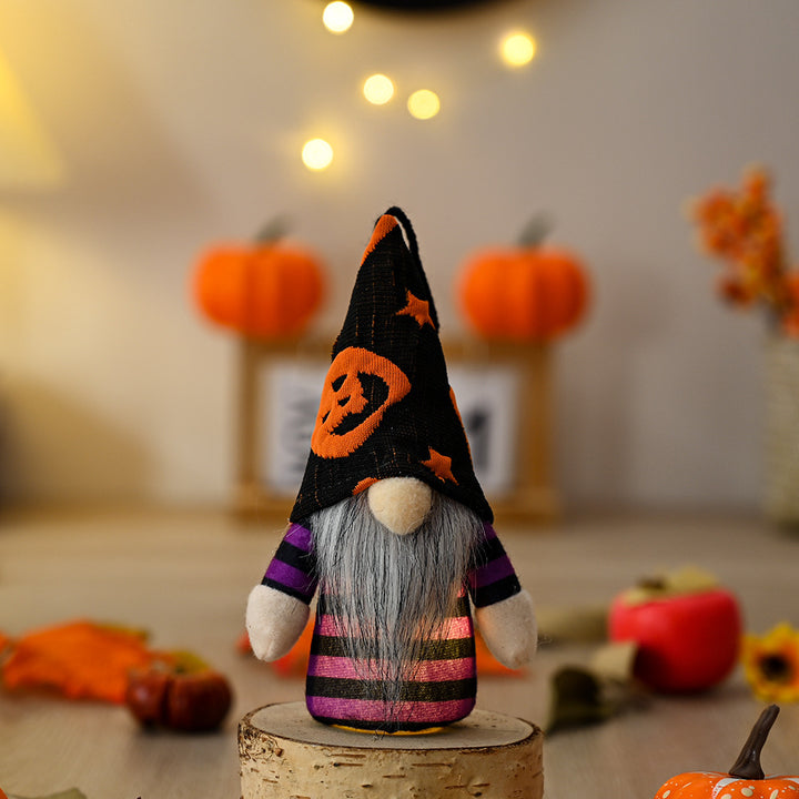 Glowing Halloween Pointed Hat Faceless Doll