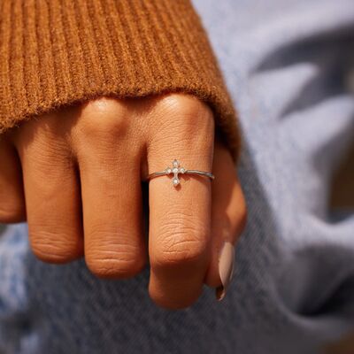 925 Sterling Silver Cross Ring-Ever Joy