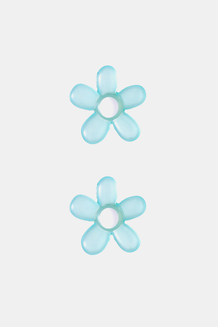 Flower Shape Resin Earrings