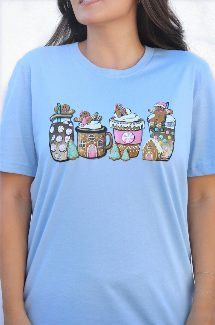 GINGERBREAD LATTE TEE (BELLA CANVAS)