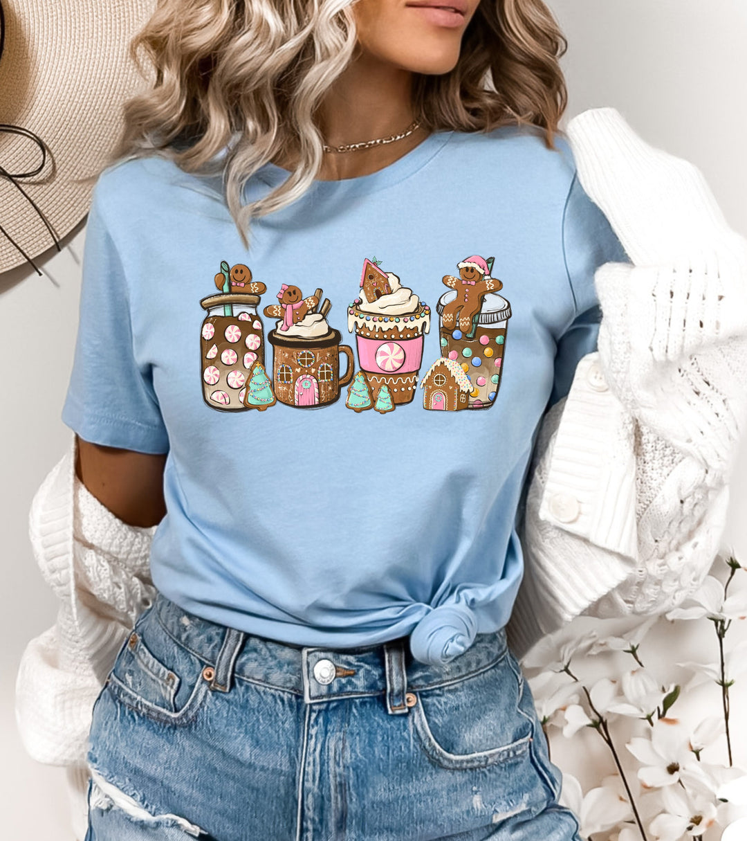 GINGERBREAD LATTE TEE (BELLA CANVAS)