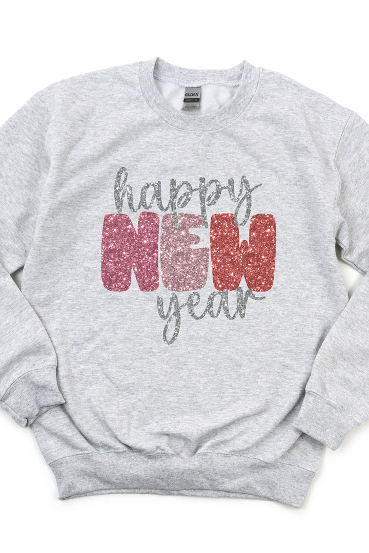 HAPPY NEW YEAR SHIMMER SWEATSHIRT