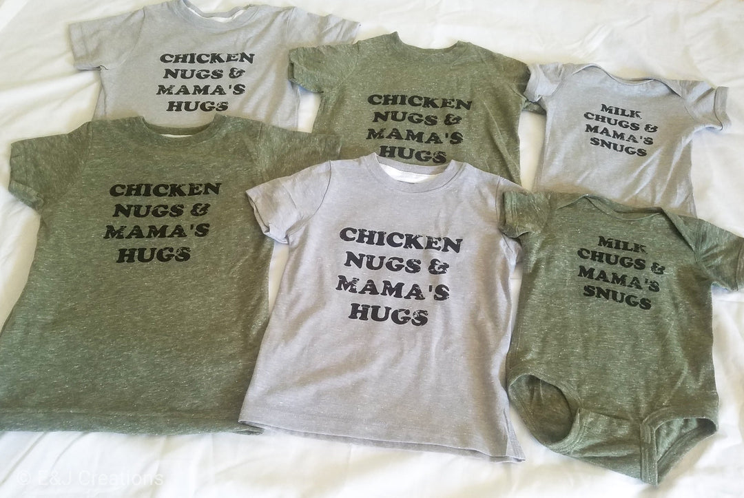 Infant And Toddler - Infant Milk Chugs And Mama's Snugs Bodysuit
