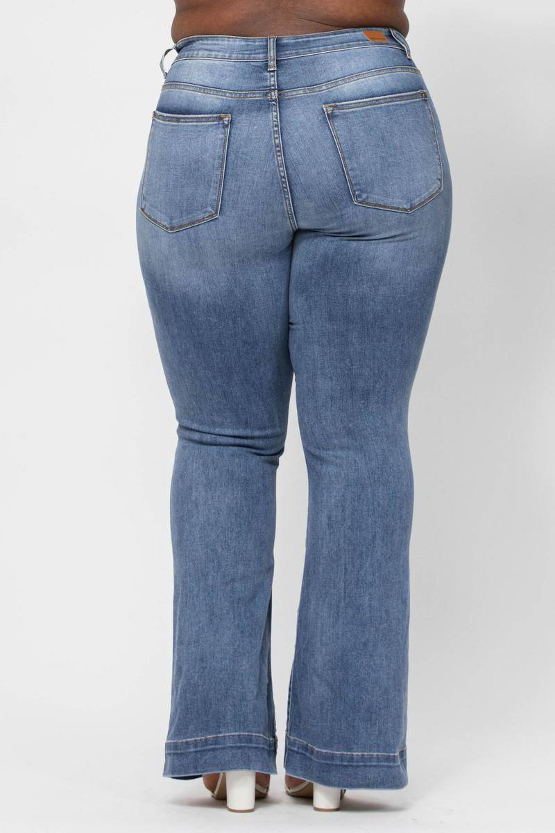 Jeans - Judy Blue Mid-Rise Flare Jeans