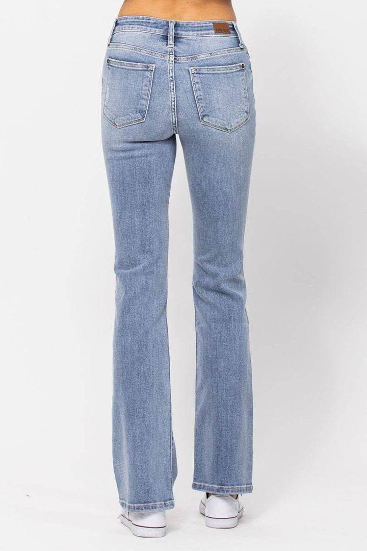 Jeans - Judy Blue Mid-Rise Non Distressed Bootcut Jeans