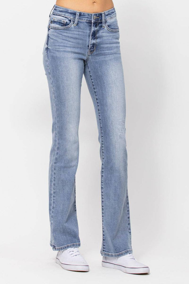 Jeans - Judy Blue Mid-Rise Non Distressed Bootcut Jeans