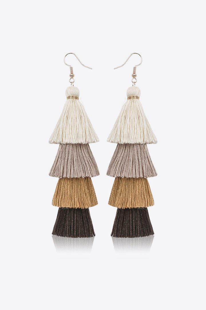 Layered Tassel Earrings