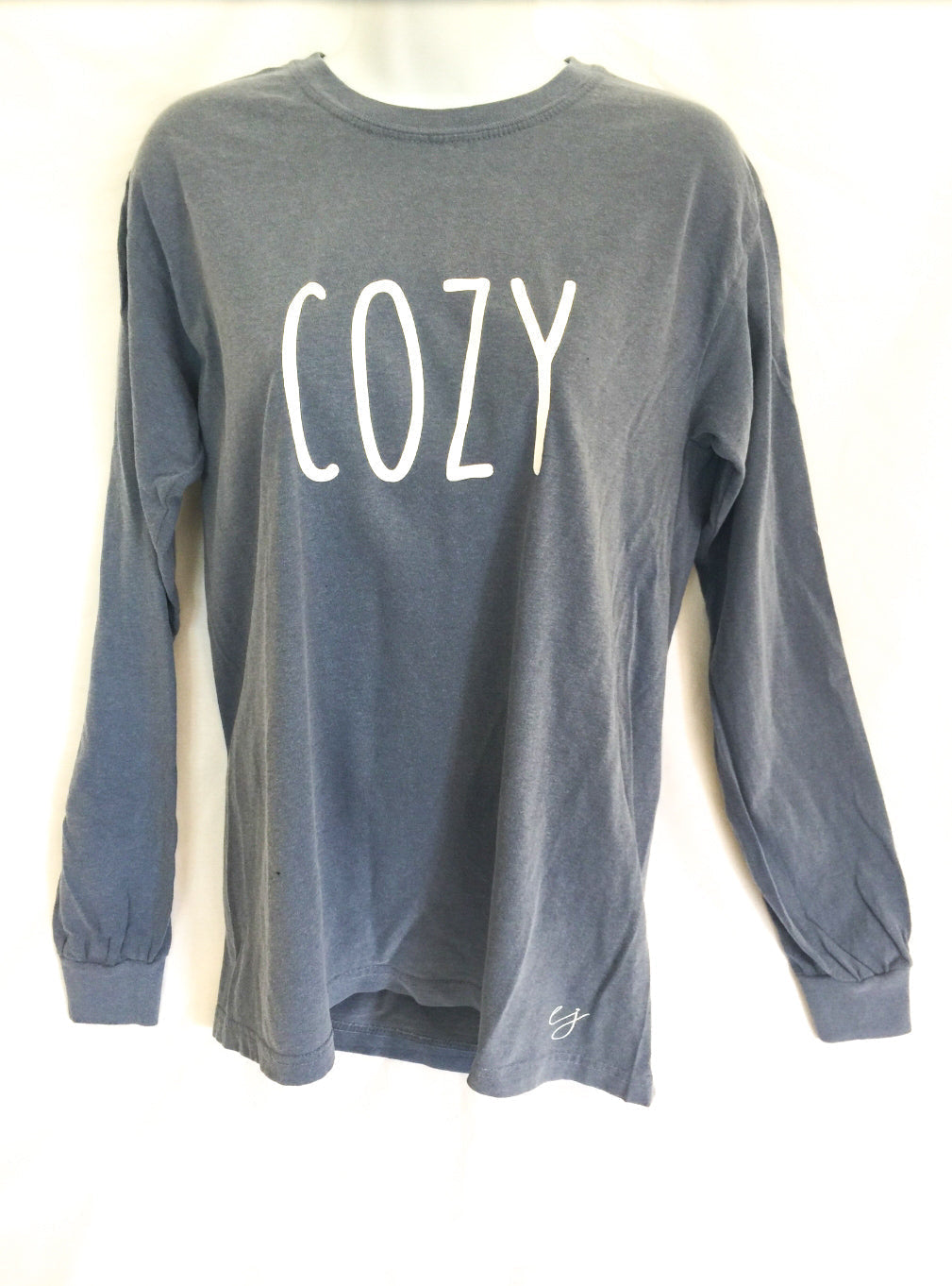 Long Sleeve Shirt - Cozy Simple Sayings Long Sleeve Comfort Colors Shirt