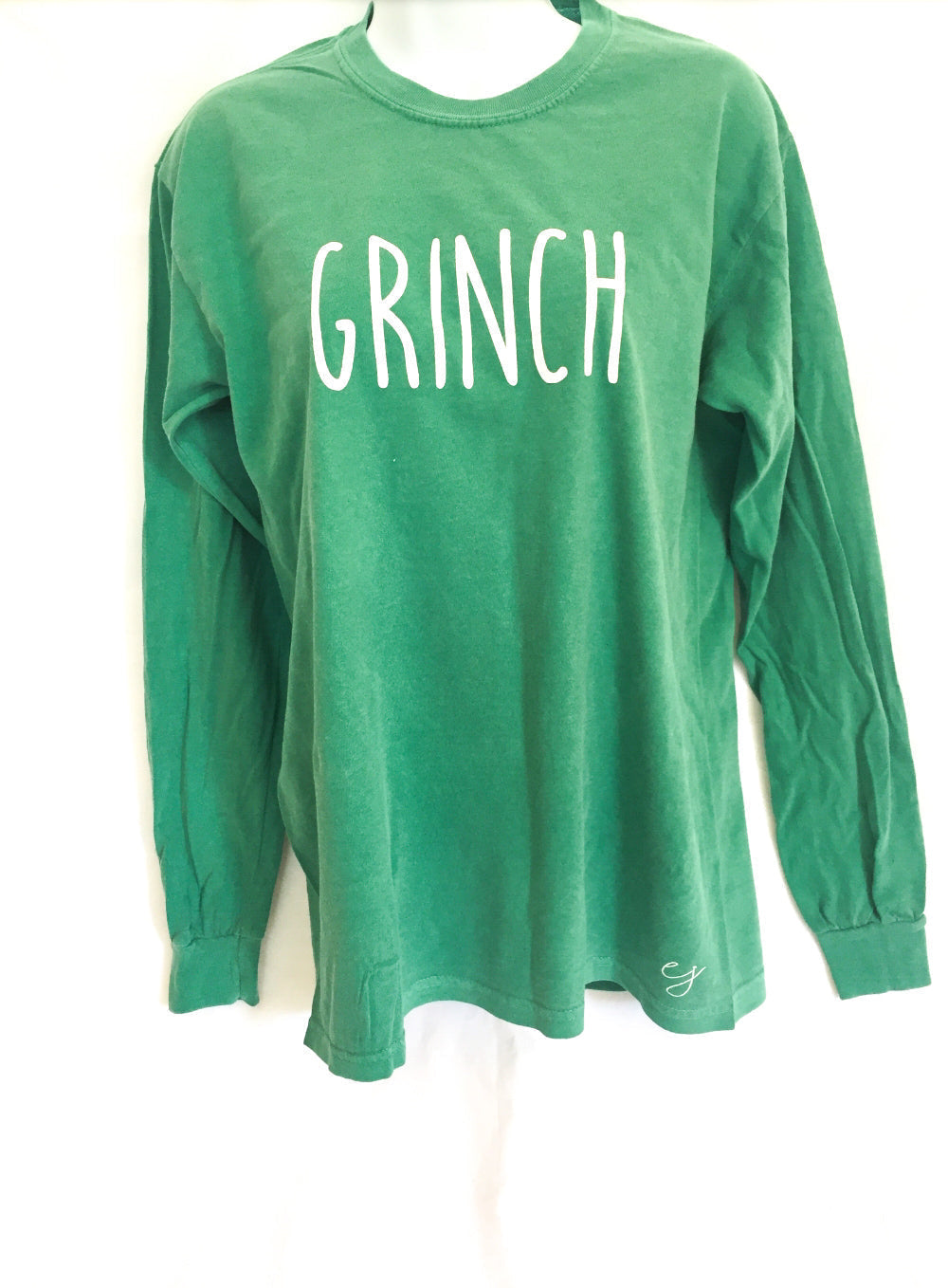 Long Sleeve Shirt - Grinch Christmas Simple Sayings Comfort Colors Long Sleeve Shirt