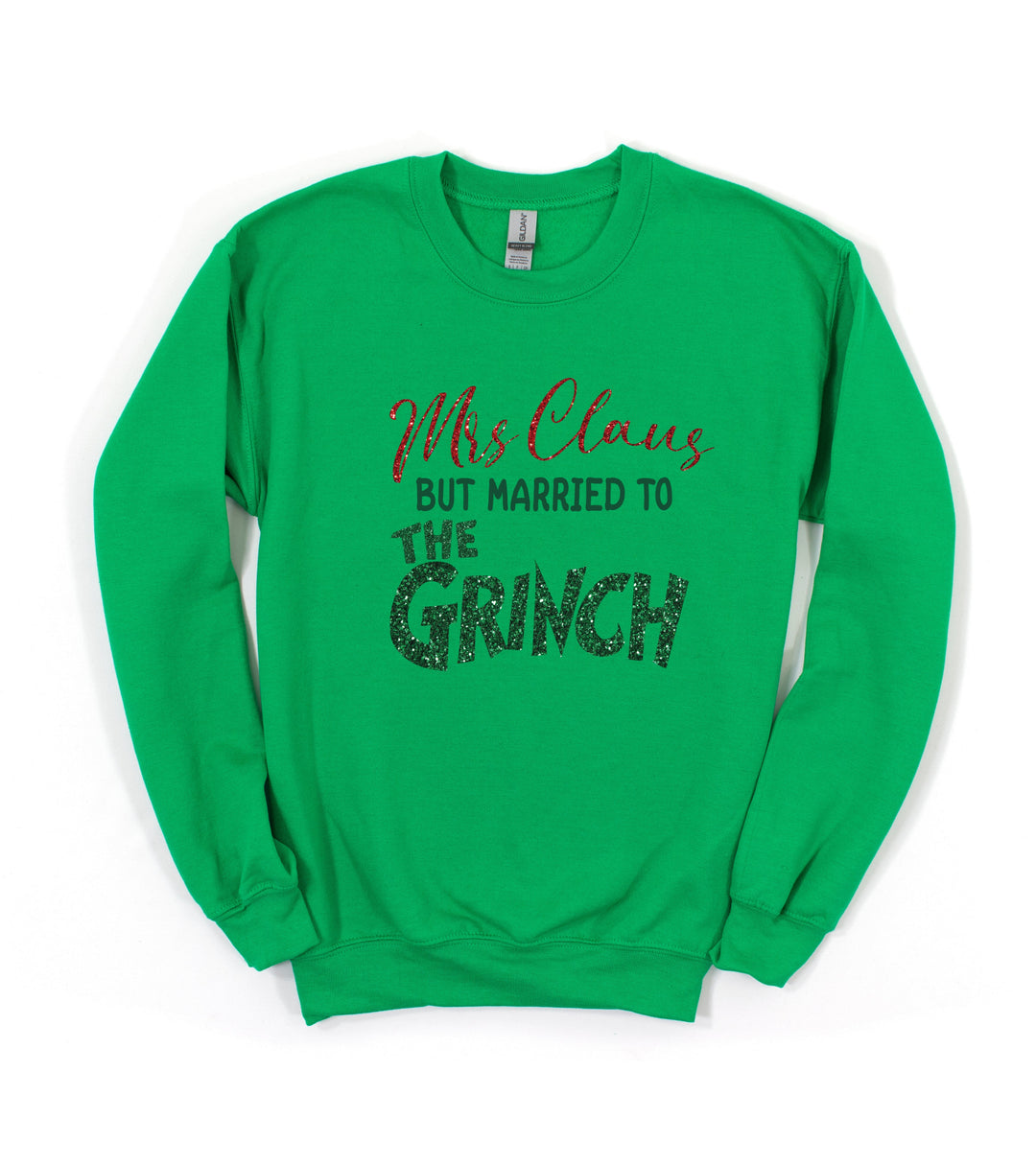 MRS. CLAUS MARRIED TO THE GRINCH SWEATSHIRT