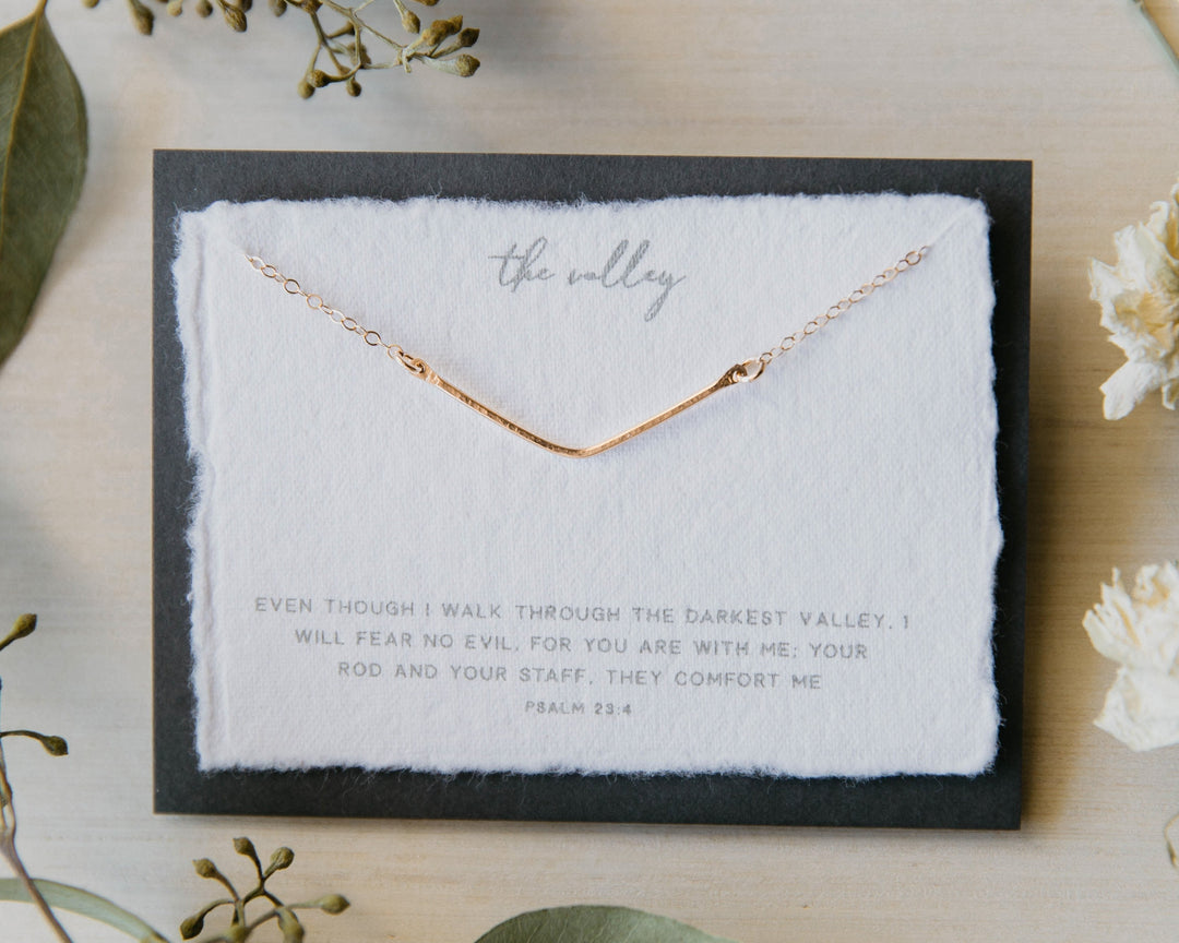 Necklace - Dear Heart Designs - The Valley 14kt Gold Fill