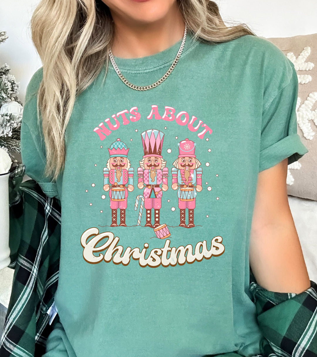 NUTS ABOUT CHRISTMAS TEE (COMFORT COLORS)