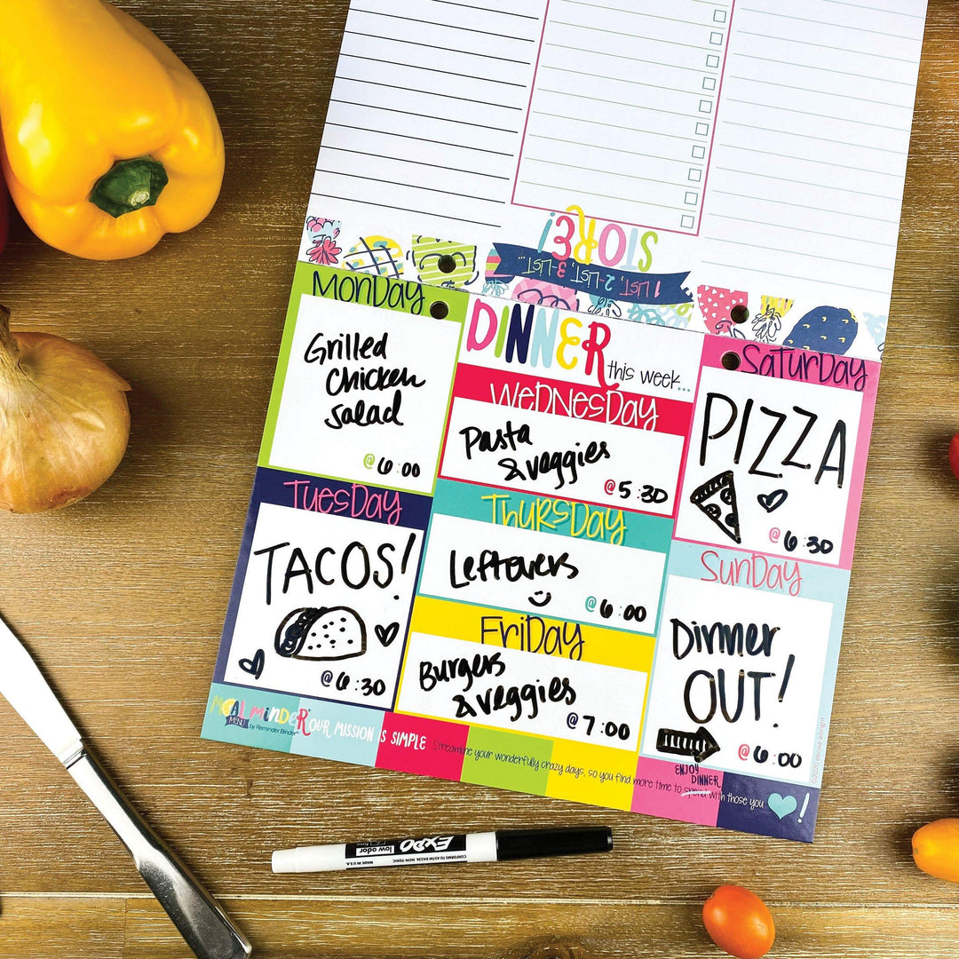 52-Week Meal Minder® Weekly Menu Planner Pad-Ever Joy