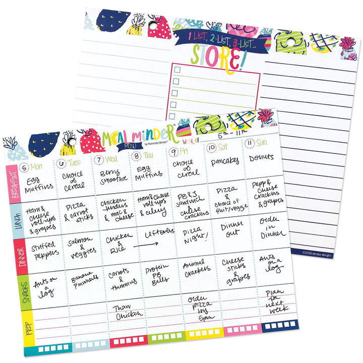 52-Week Meal Minder® Weekly Menu Planner Pad-Ever Joy