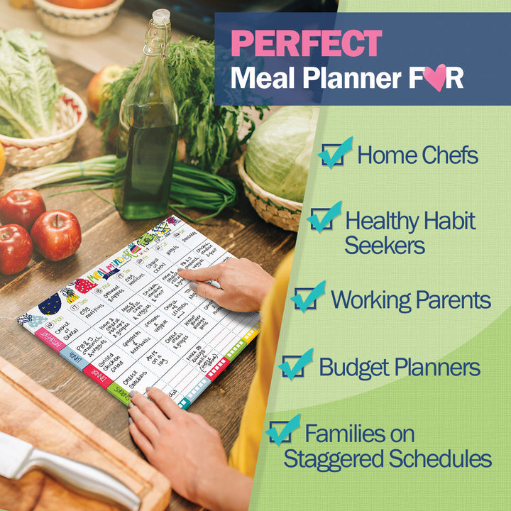 52-Week Meal Minder® Weekly Menu Planner Pad-Ever Joy