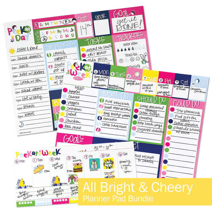 Pads - NEW! Plan Your Way Bundle | Daily & Weekly Planner Pads