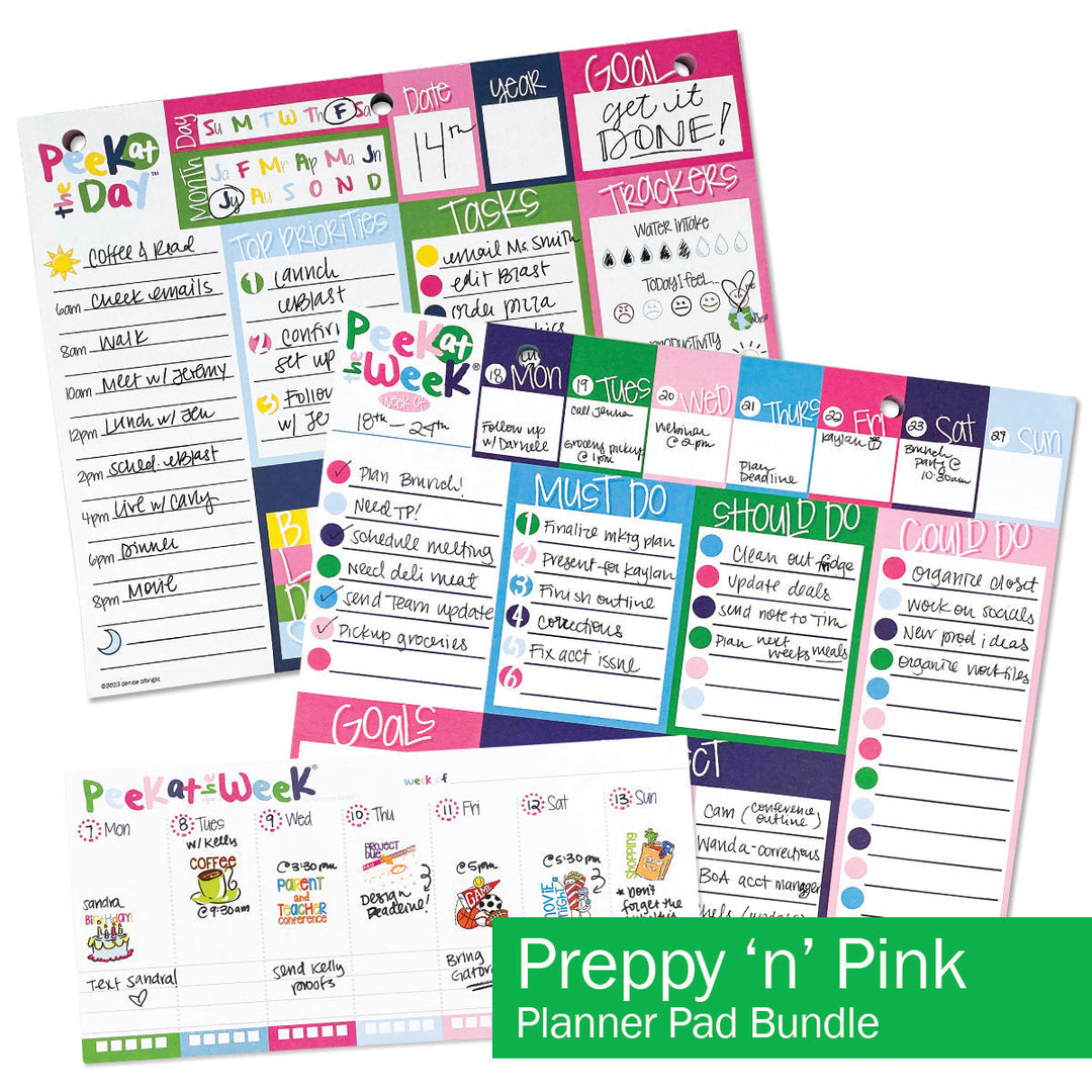 Pads - NEW! Plan Your Way Bundle | Daily & Weekly Planner Pads