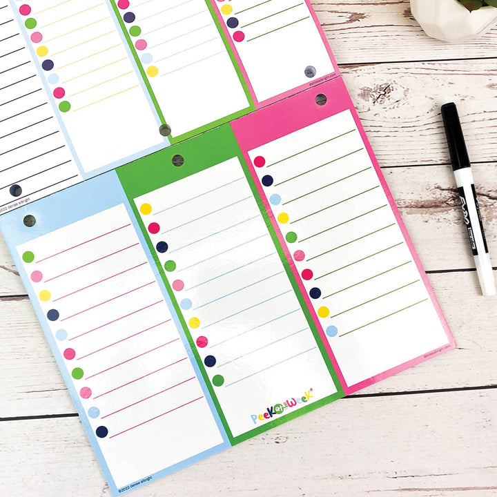 Pads - Peek At The Week® Weekly Planner Pad | Simple Cheery Week