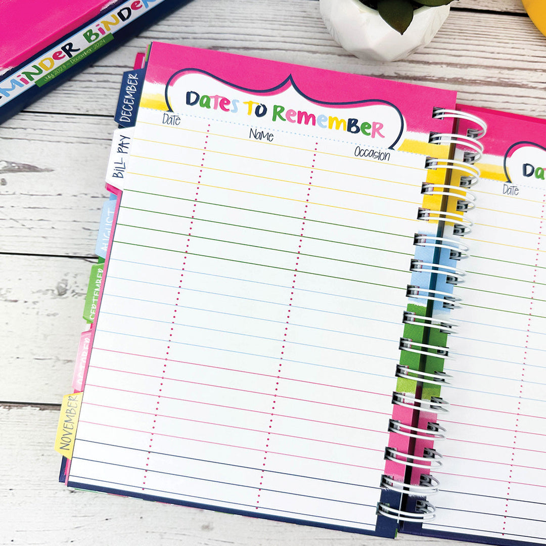Planner - NEW! 2024-25 Reminder Binder® Planner | January 2024 - June 2025