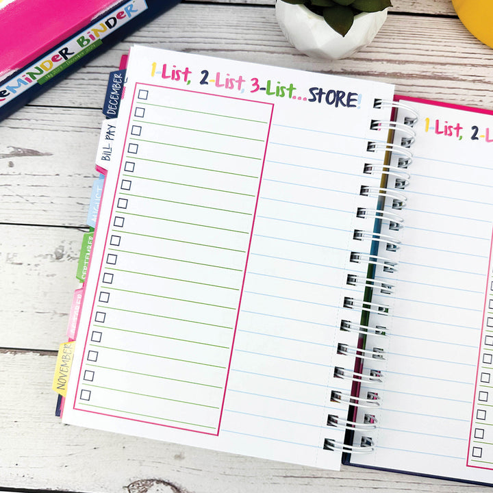 Planner - NEW! 2024-25 Reminder Binder® Planner | January 2024 - June 2025