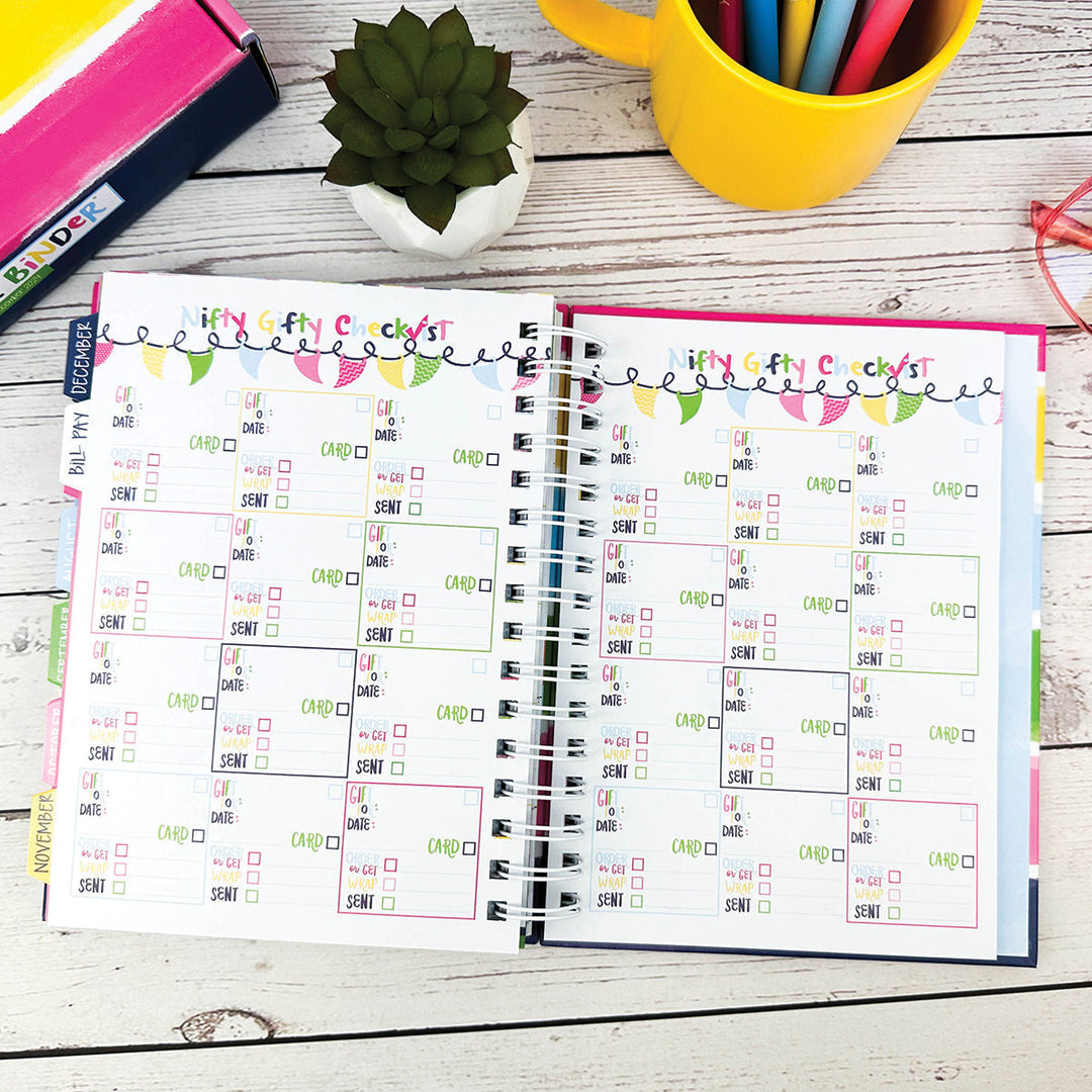 Planner - NEW! Perfect Planner Bundle | 2024-25 Reminder Binder® Planner | [2] Planner Pads, Pocket Notebook & Mini Desktop Calendar
