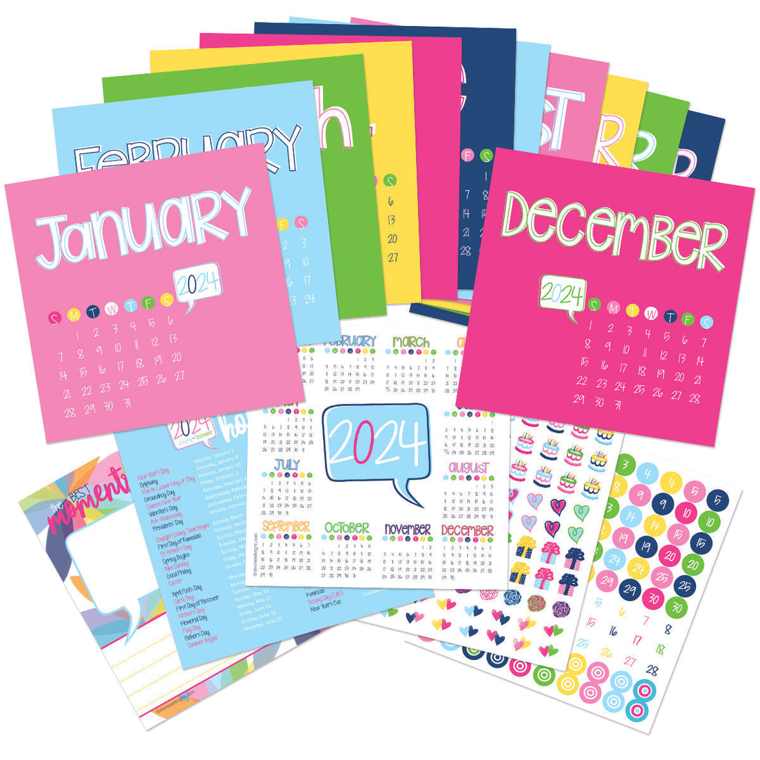 Planner - NEW! Perfect Planner Bundle | 2024-25 Reminder Binder® Planner | [2] Planner Pads, Pocket Notebook & Mini Desktop Calendar