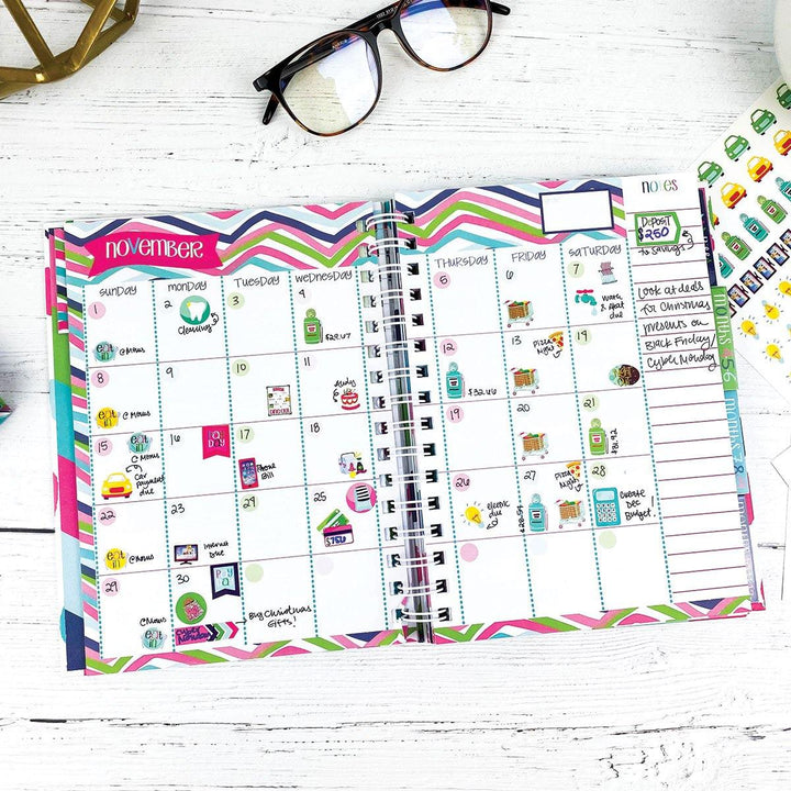 Planner Stickers - Best Planner Stickers | Family, Work, To-Dos, Events, Goals | 8 Styles