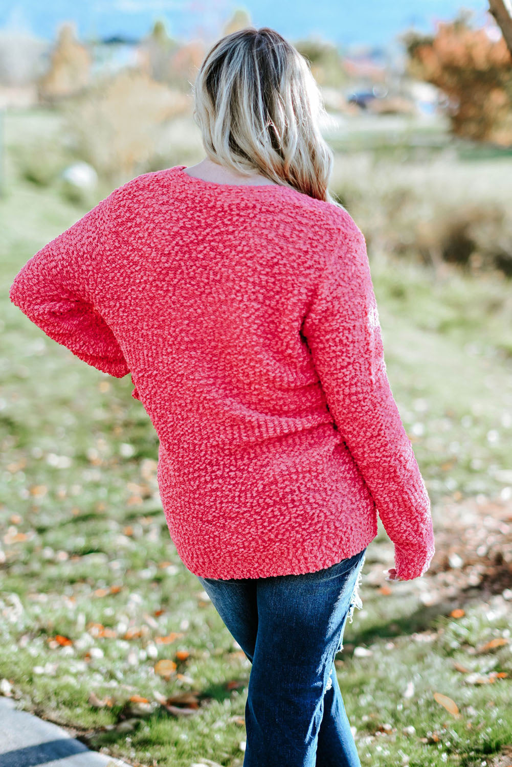 Plus Size Button Down Cardigan With Pockets